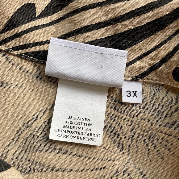 Black & Tan Floral HOT COTTON Shirt - Picture 6 of 6